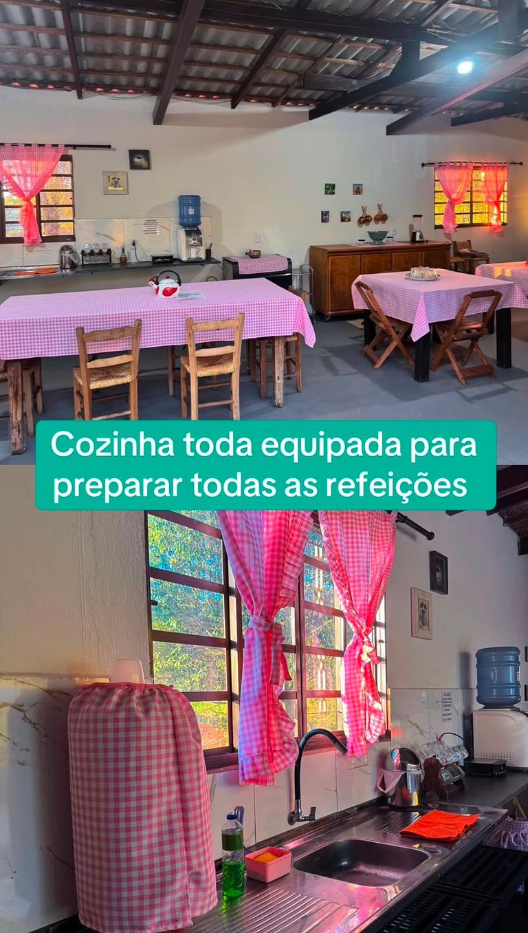 Suite Agua Marinha Casa Rosada - Estancia Rubi