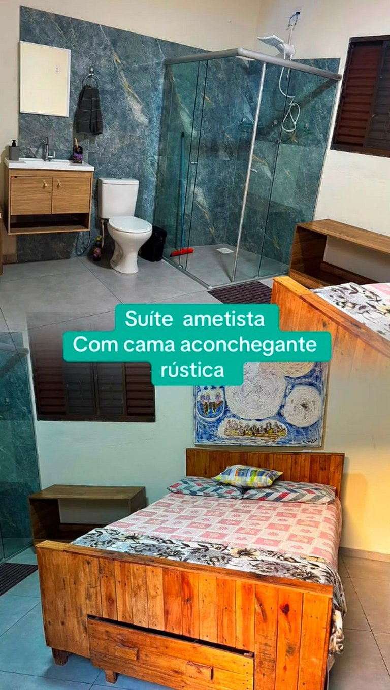 Suite Ametista Casa Rosada - Estancia Rubi